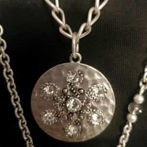 3 strand necklace. Worn together or separate